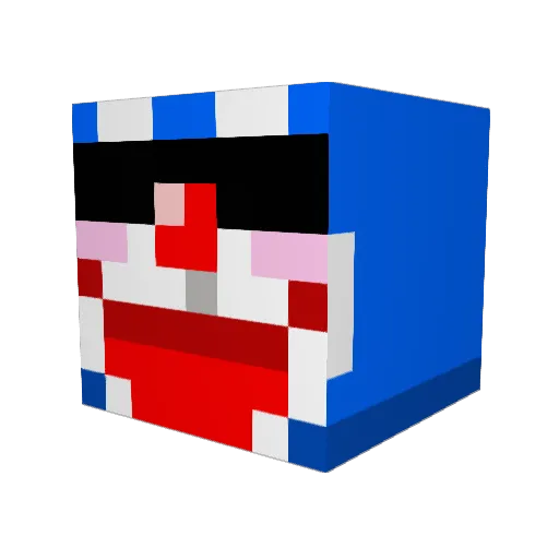 Super_Girl112 Minecraft avatar head, 3D render