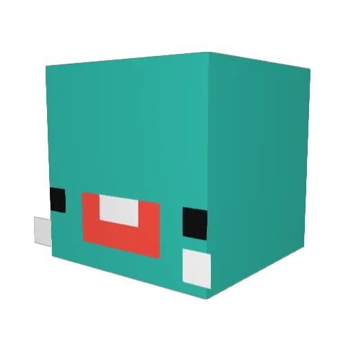 Super_Hip Minecraft avatar head, 3D render