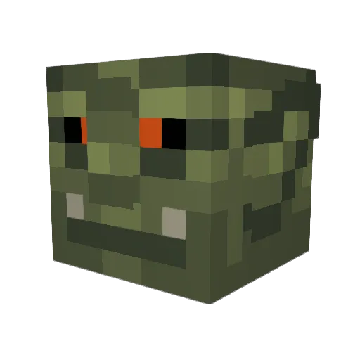 Super_Inflator Minecraft avatar head, 3D render