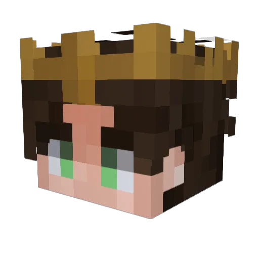 Super_Limon Minecraft avatar head, 3D render