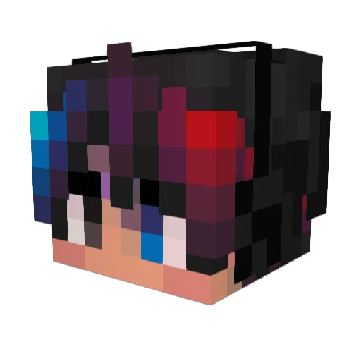 Super_Mr_L Minecraft avatar head, 3D render