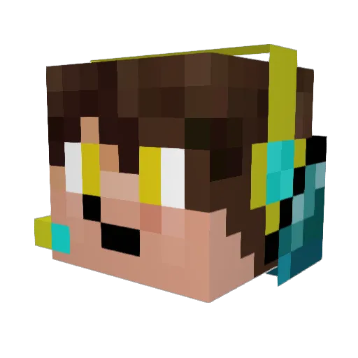 Super_Nova52 Minecraft avatar head, 3D render