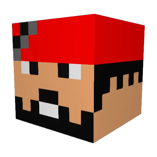 Super_Pain Minecraft avatar head, 3D render