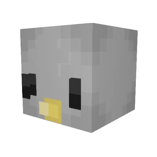 Super_Pigeon560 Minecraft avatar head, 3D render