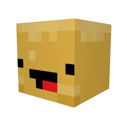 Super_Potato101 Minecraft avatar head, 3D render