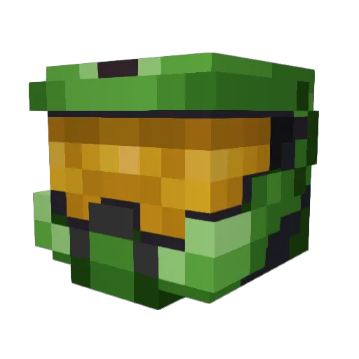 Super_Sabre Minecraft avatar head, 3D render