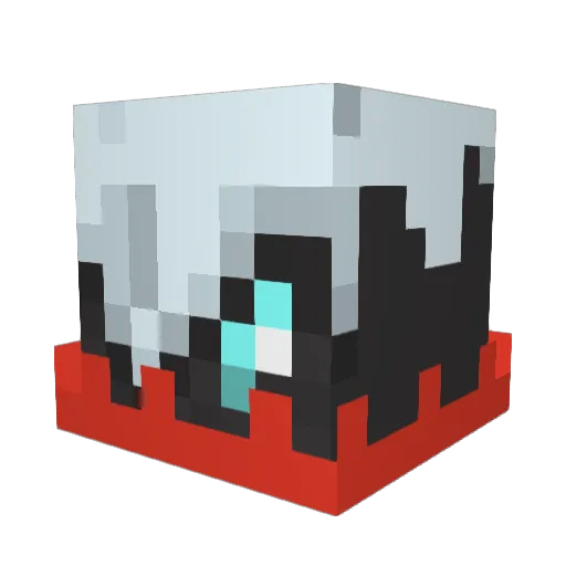 Super_Sonic64 Minecraft avatar head, 3D render
