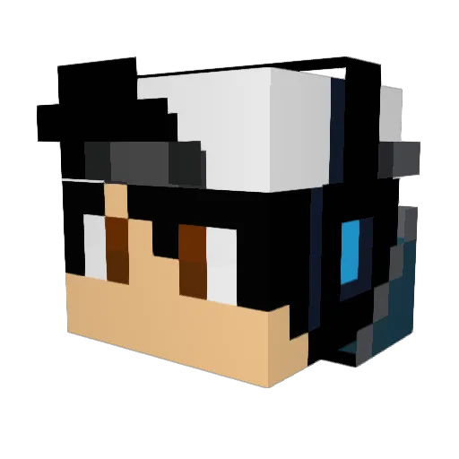 Super_Sture13 Minecraft avatar head, 3D render