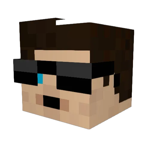Super_knight07 Minecraft avatar head, 3D render