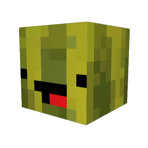 Super_melon270 Minecraft avatar head, 3D render