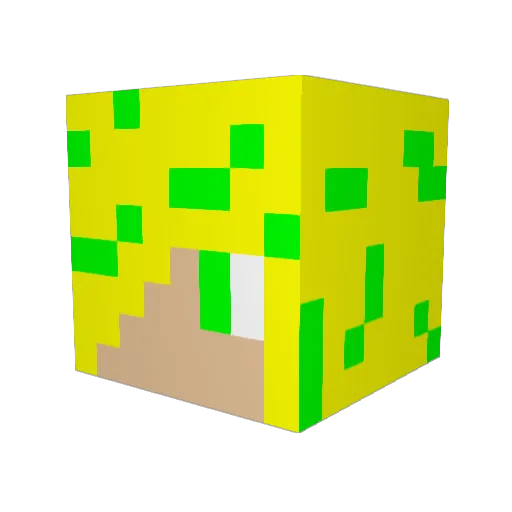 Superaez138 Minecraft avatar head, 3D render