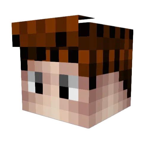 Superawesome85 Minecraft avatar head, 3D render