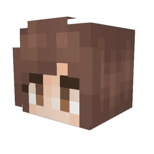 Superbear4321 Minecraft avatar head, 3D render