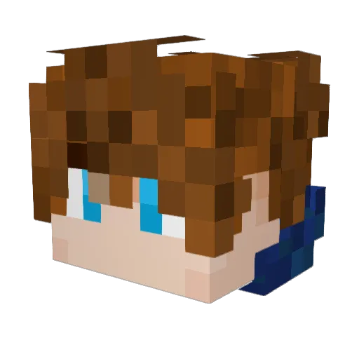 Superboy227 Minecraft avatar head, 3D render