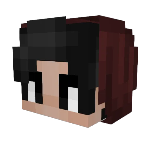 Supercell70 Minecraft avatar head, 3D render