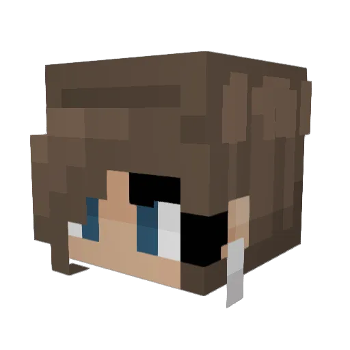 Supercharger911 Minecraft avatar head, 3D render
