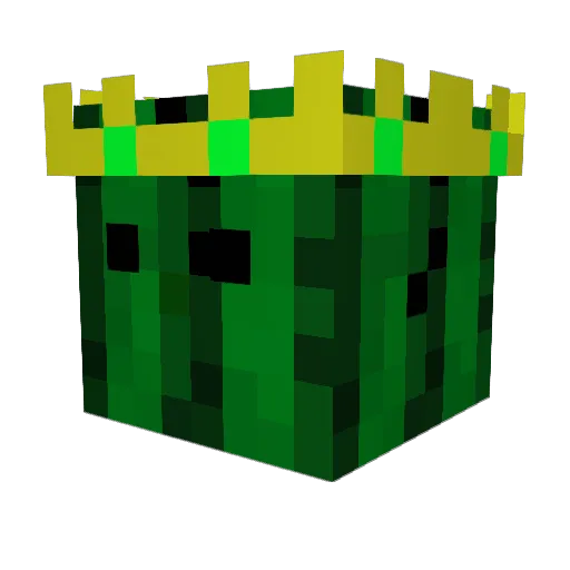 Supercraft944 Minecraft avatar head, 3D render