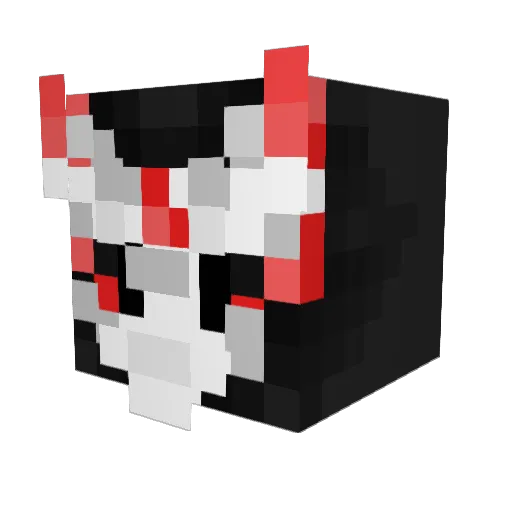SuperdePuper Minecraft avatar head, 3D render