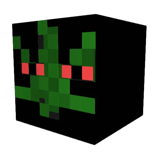 Superdrip21 Minecraft avatar head, 3D render