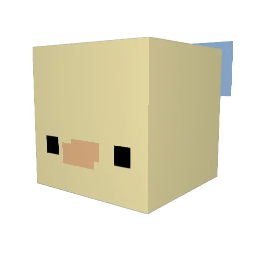 Superdunn57 Minecraft avatar head, 3D render