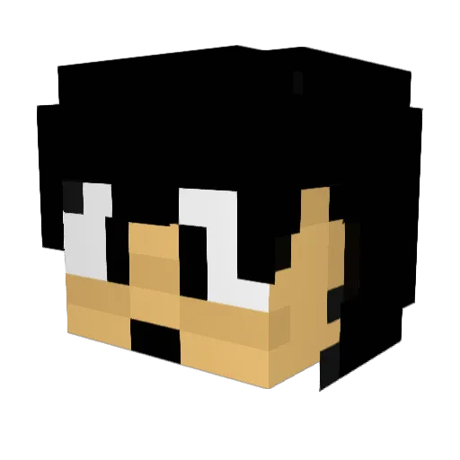 Superfidel56 Minecraft avatar head, 3D render