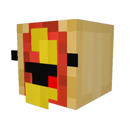 Superfirebird12 Minecraft avatar head, 3D render