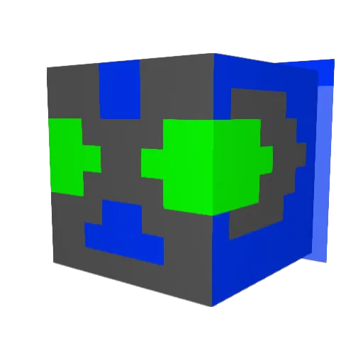 SupergamerboyZ Minecraft avatar head, 3D render