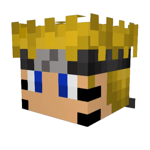 Superguy157 Minecraft avatar head, 3D render