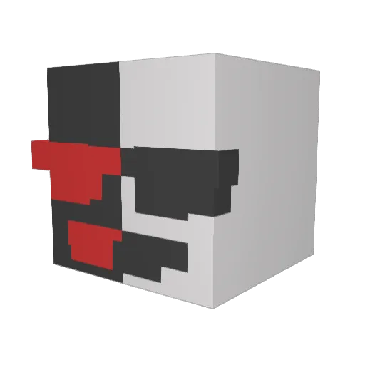 Superhawk300 Minecraft avatar head, 3D render