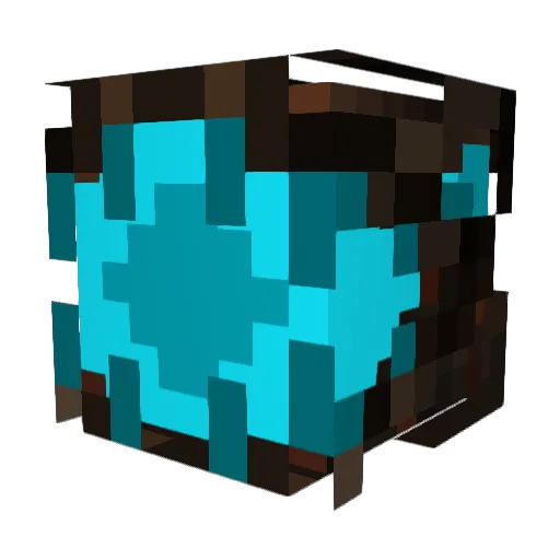 Superherioux Minecraft avatar head, 3D render