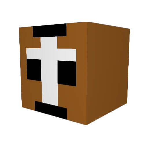 Superhuman15 Minecraft avatar head, 3D render