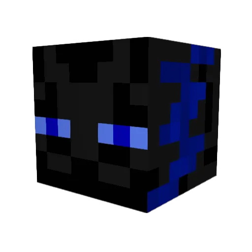 Superimpossible Minecraft avatar head, 3D render