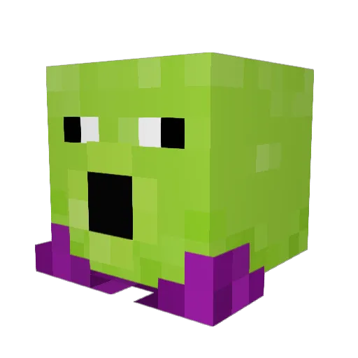 Superio736 Minecraft avatar head, 3D render