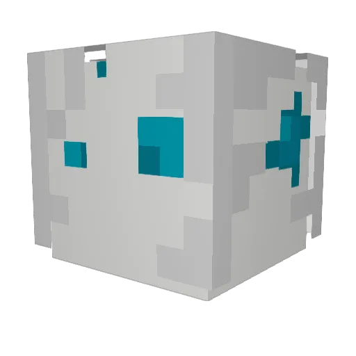 SuperiorBlade Minecraft avatar head, 3D render