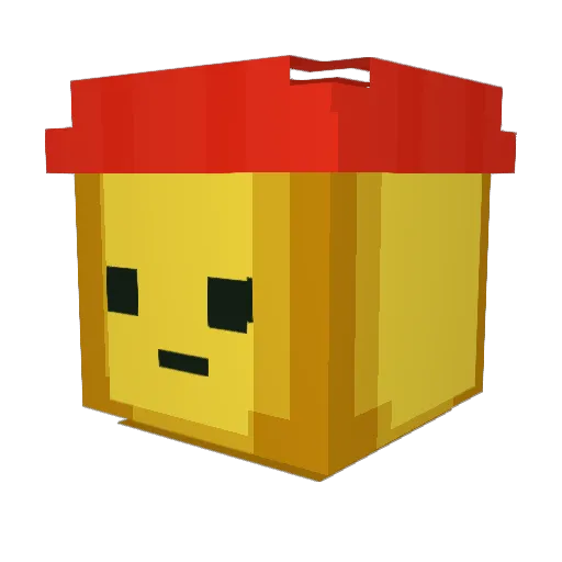 SuperiorGHG Minecraft avatar head, 3D render