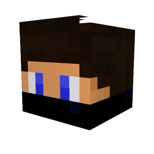 SuperiorSlave Minecraft avatar head, 3D render