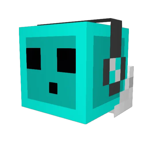 SuperiorSteven Minecraft avatar head, 3D render