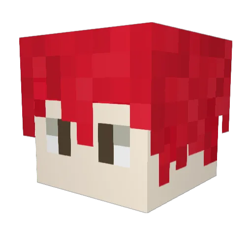 SuperiorWyvern Minecraft avatar head, 3D render