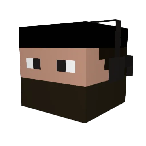 Superior_Valor Minecraft avatar head, 3D render