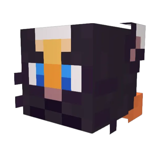 Superjo09 Minecraft avatar head, 3D render