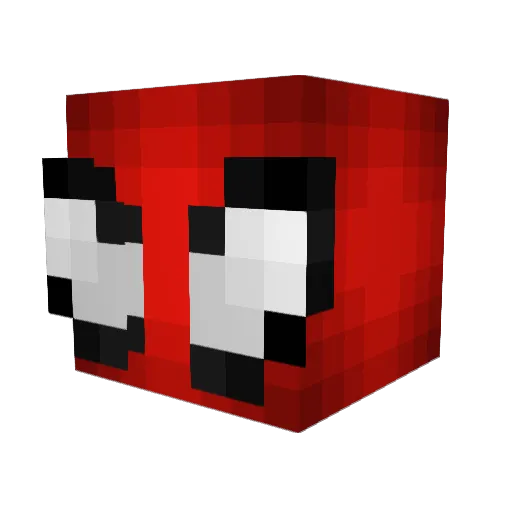 Superjons Minecraft avatar head, 3D render