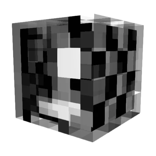 Superkits Minecraft avatar head, 3D render