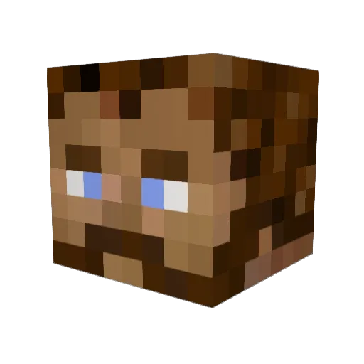 Superlyd69 Minecraft avatar head, 3D render