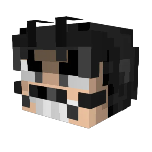 Supermandude98 Minecraft avatar head, 3D render