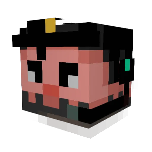 Supermanmtg30 Minecraft avatar head, 3D render