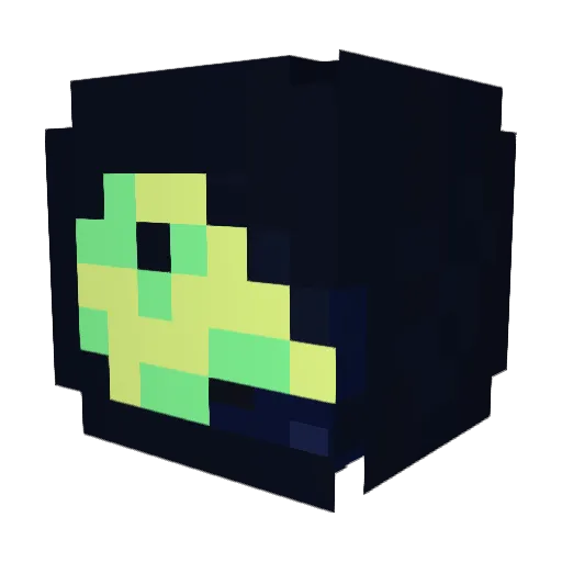 Superminorbro Minecraft avatar head, 3D render