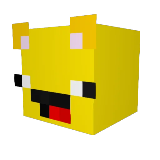 Supernal26 Minecraft avatar head, 3D render