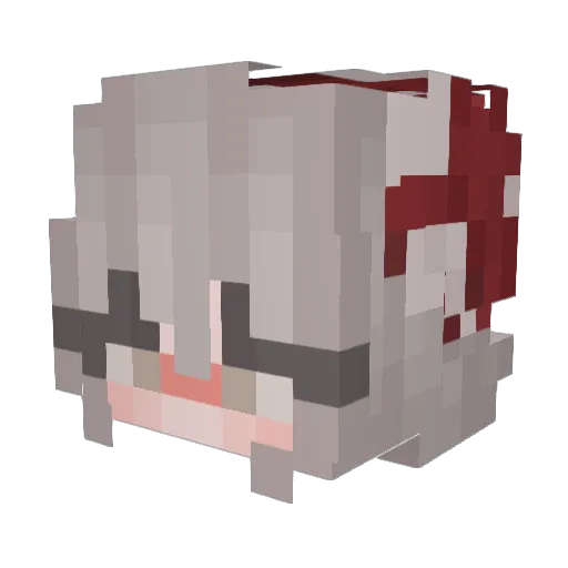 Supernova14 Minecraft avatar head, 3D render