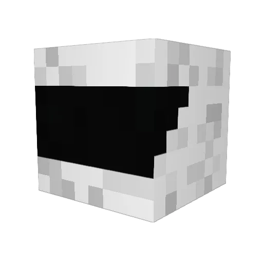 Supernover97 Minecraft avatar head, 3D render