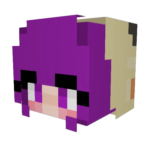 Superpipp1 Minecraft avatar head, 3D render